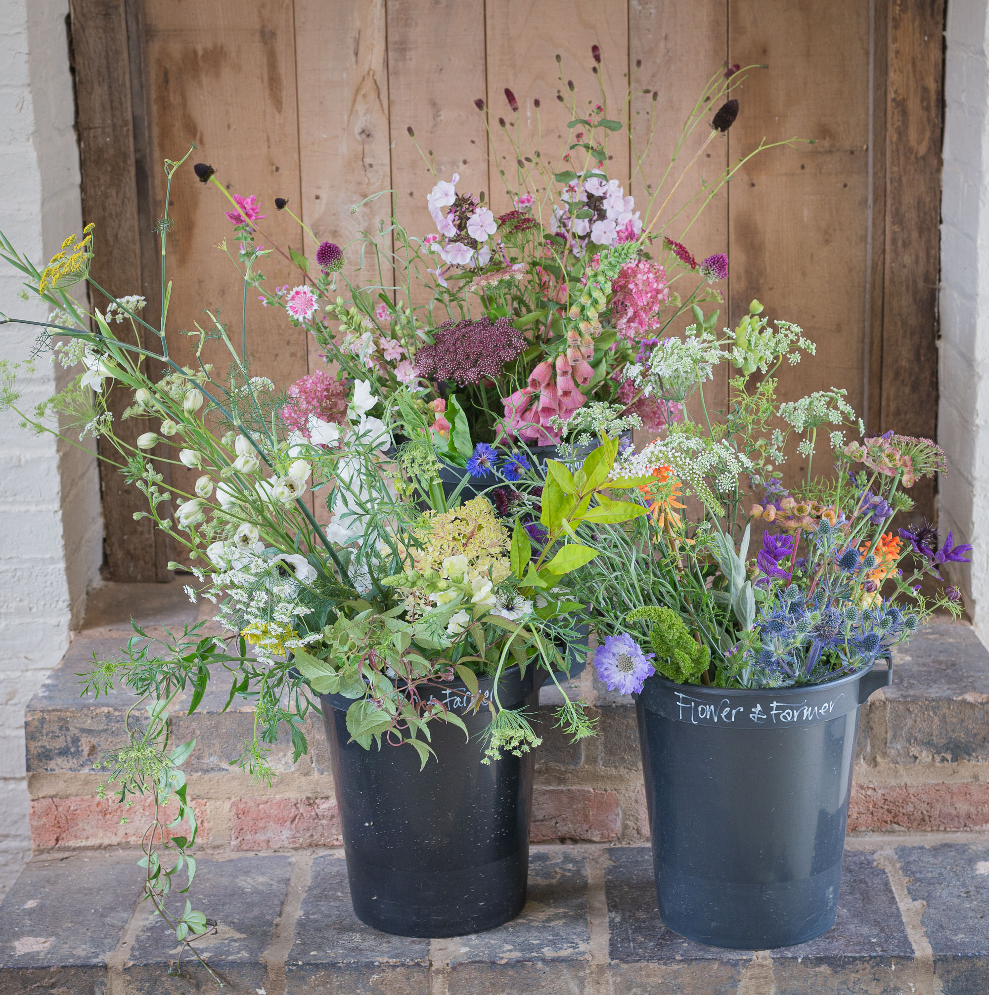 DIY flower bucket 3 month subscription Flower & Farmer